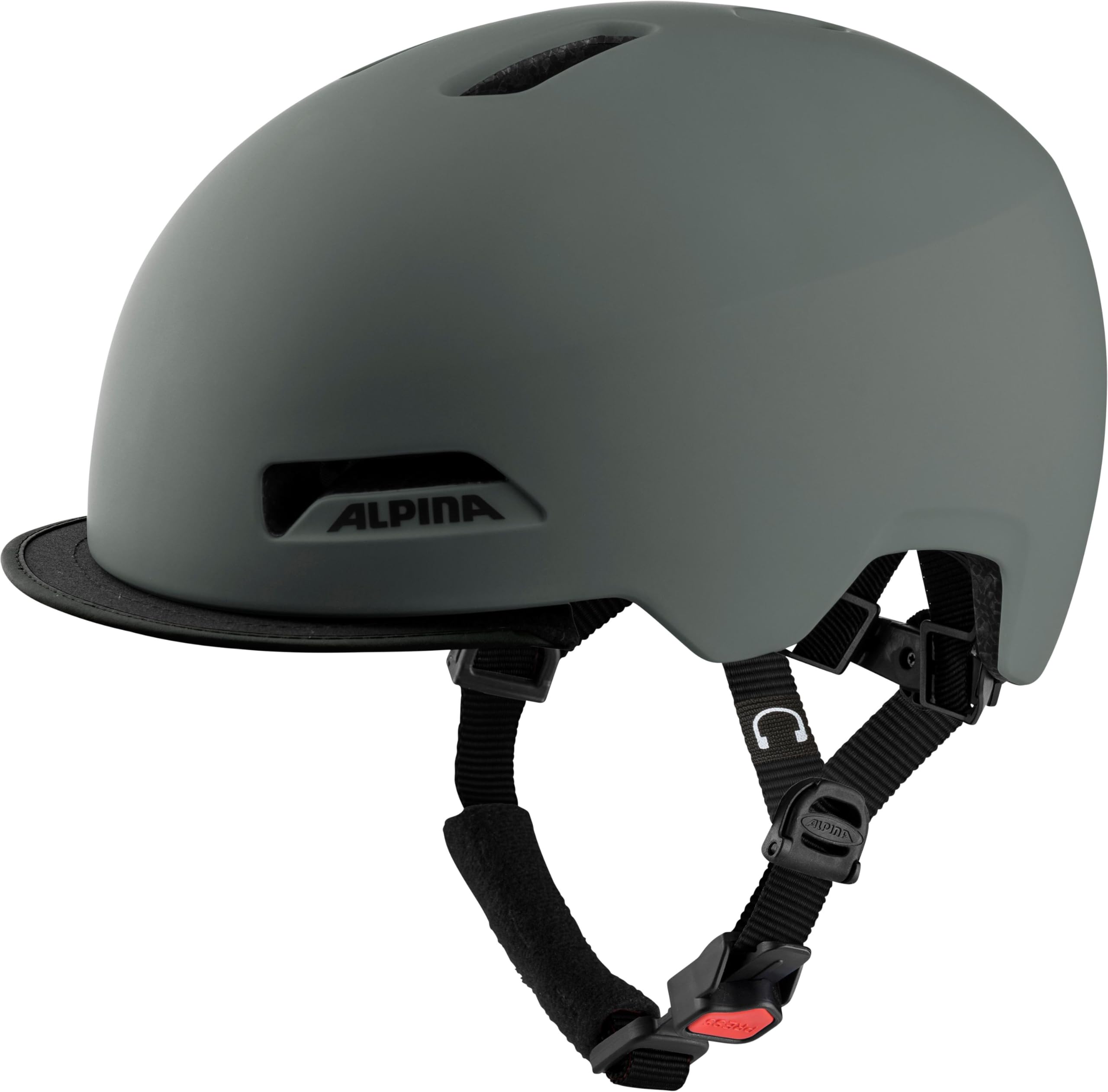 ALPINA Brooklyn Bicycle Helmet with Fabric Visor and LED CE Sizes Light, Certified, 52-57cm
ALPINA Brooklyn Bicycle Helmet with Fabric Visor and LED CE Sizes Light, Certified, 52-57cm