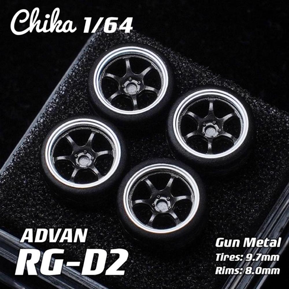 Chika 1/64 Wheels Rubber Tires Luxury Modified Parts For Toy Model Cars JDM VIP Style Hotwheels Tomica MiniGT
Chika 1/64 Wheels Rubber Tires Luxury Modified Parts For Toy Model Cars JDM VIP Style Hotwheels Tomica MiniGT