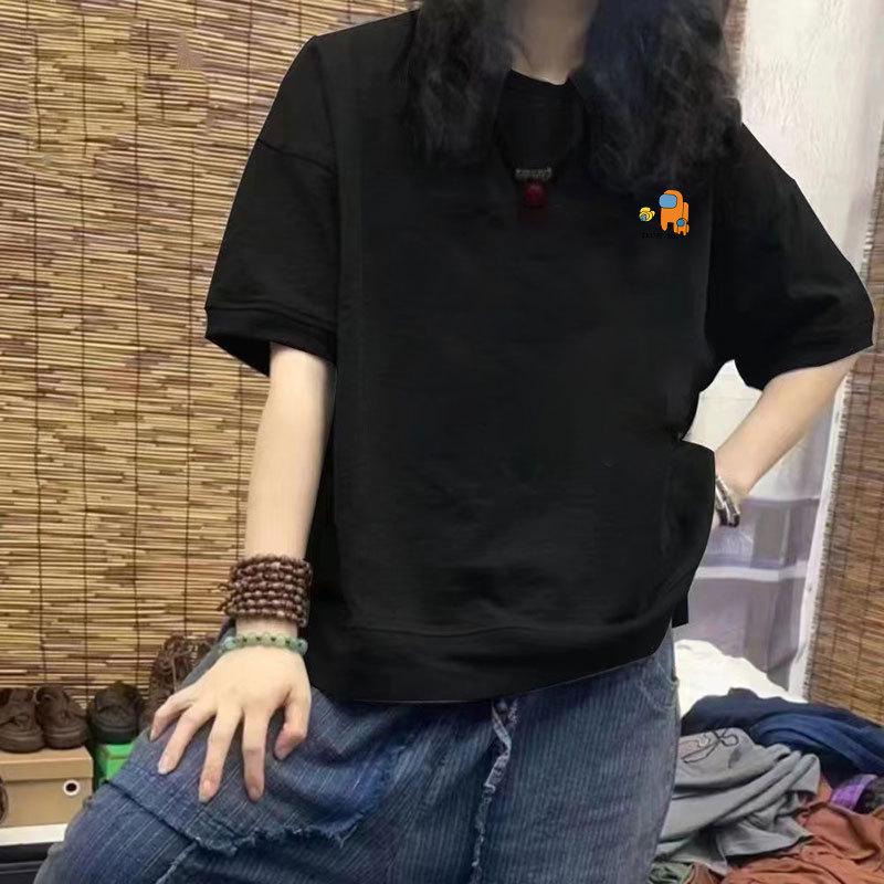 100% Cotton Women s Casual Short Sleeve Loose Fit Print T-Shirt - Trendy Plus Size Half Sleeve Design 3XL (160-180 kg)
100% Cotton Women s Casual Short Sleeve Loose Fit Print T-Shirt - Trendy Plus Size Half Sleeve Design 3XL (160-180 kg)