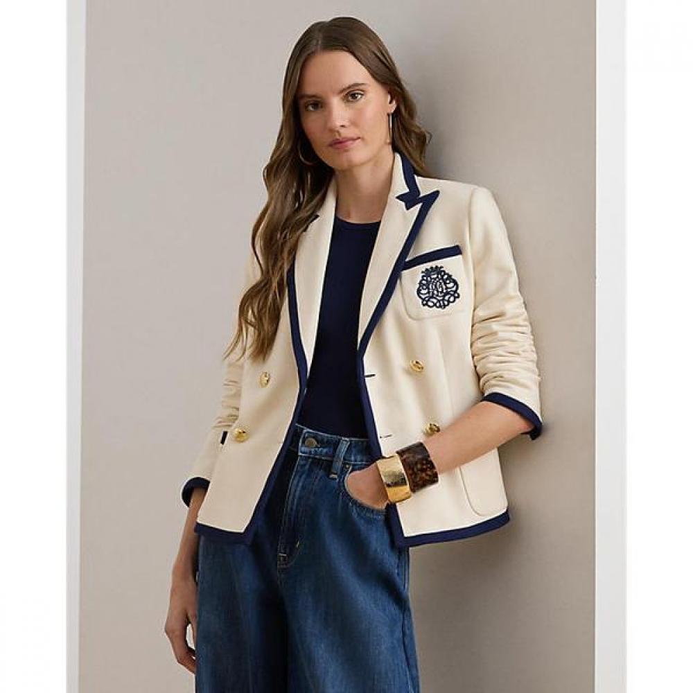 Lauren Ralph Lauren Two Tone Double Breasted Pique Blazer Model Wmlrotws6020278101
Lauren Ralph Lauren Two Tone Double Breasted Pique Blazer Model Wmlrotws6020278101