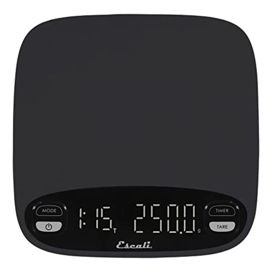 Escali Versi Coffee Scale with Timer Weigh up to 6.6 lbs 3 000 Grams Rechargeable - Black Standard United States
Escali Versi Coffee Scale with Timer Weigh up to 6.6 lbs 3 000 Grams Rechargeable - Black Standard United States