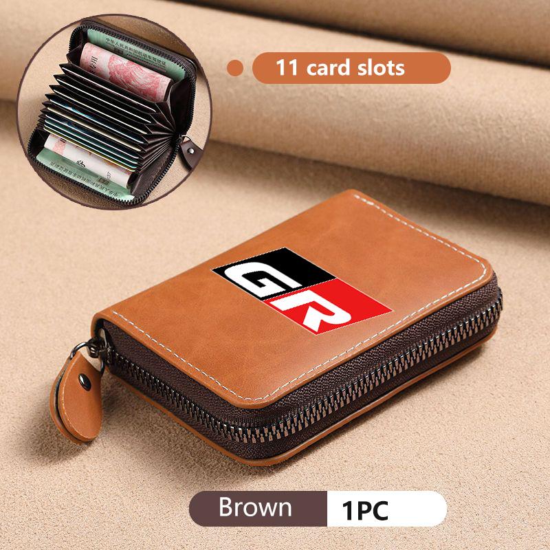 For Toyota PU Leather Credit RFID Card Case Holder Men s Zipper Wallet GR Sport Corolla Yaris Aygo Prius RAV4 Crown CHR Camry
For Toyota PU Leather Credit RFID Card Case Holder Men s Zipper Wallet GR Sport Corolla Yaris Aygo Prius RAV4 Crown CHR Camry