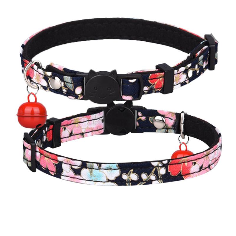 hot! Pet Collar Rhinestone Flower Anti-suffocation Safety Buckle With Bell Pet Collar For Cat bell style: black
hot! Pet Collar Rhinestone Flower Anti-suffocation Safety Buckle With Bell Pet Collar For Cat bell style: black