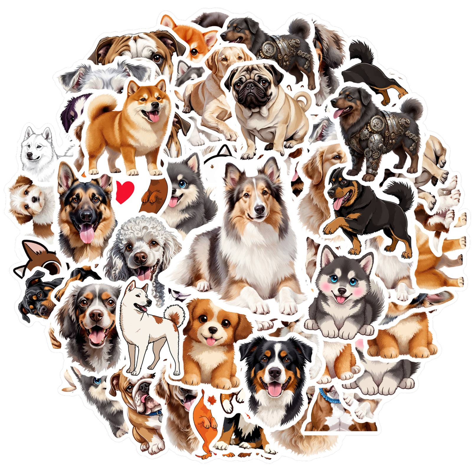 35pcs Whimsical Puppies Stickers Playful Dogs Animal Stickers Funny Stickers For Laptop Luggage Scrapbook Diary Sticker
35pcs Whimsical Puppies Stickers Playful Dogs Animal Stickers Funny Stickers For Laptop Luggage Scrapbook Diary Sticker