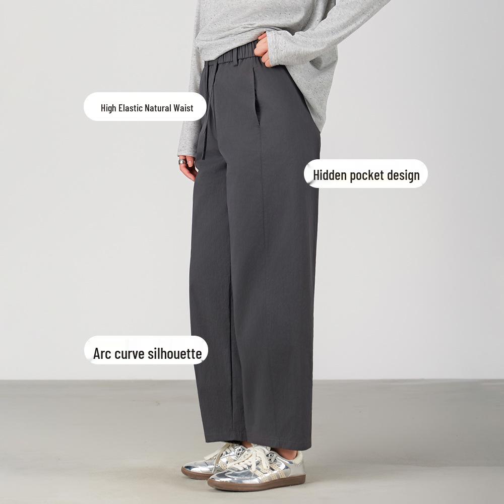 ABOUTSEA Women s Autumn Straight-Leg Pants: Micro-Elastic, Loose-Fit, Slimming, Versatile, Casual. Extra Large
ABOUTSEA Women s Autumn Straight-Leg Pants: Micro-Elastic, Loose-Fit, Slimming, Versatile, Casual. Extra Large