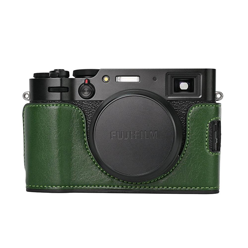 Сумка для камери PU шкіра Чохол на половину корпусу для Fujifilm X100V Fuji x100v Відсік для батареї Нижня кришка зелений
Сумка для камери PU шкіра Чохол на половину корпусу для Fujifilm X100V Fuji x100v Відсік для батареї Нижня кришка зелений