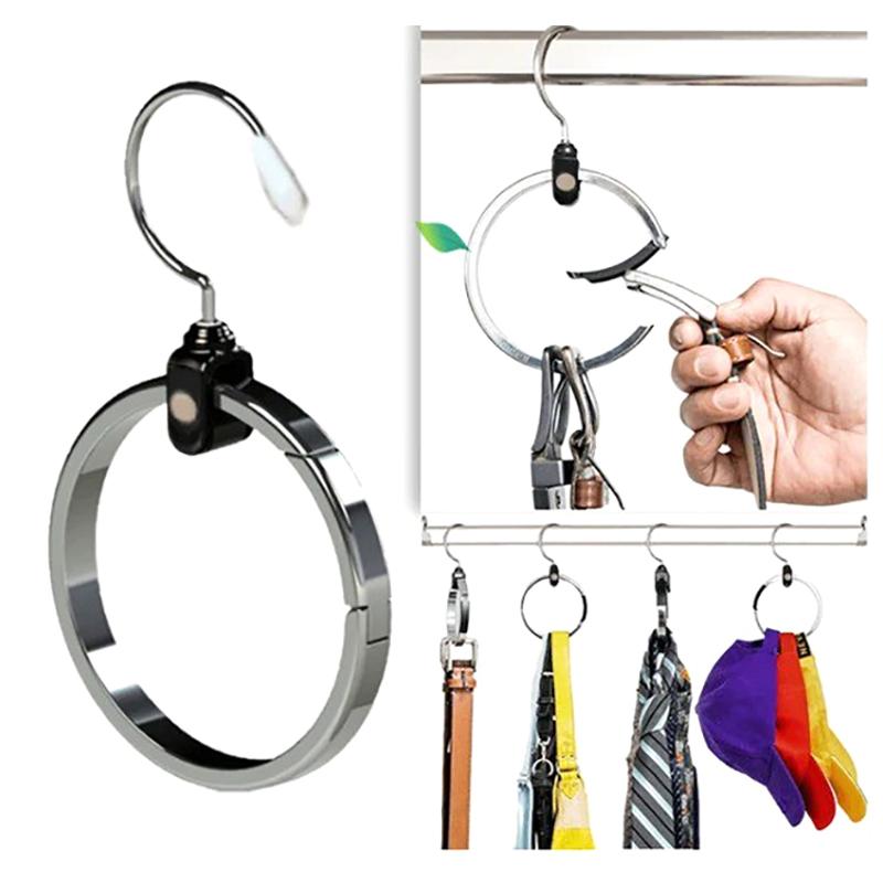 Circle Hat Storage Rack Multipurpose Wardrobe Hanger For Belt Scarf Baseball Hats Stainless Steel Space Save Round Hook срібний
Circle Hat Storage Rack Multipurpose Wardrobe Hanger For Belt Scarf Baseball Hats Stainless Steel Space Save Round Hook срібний