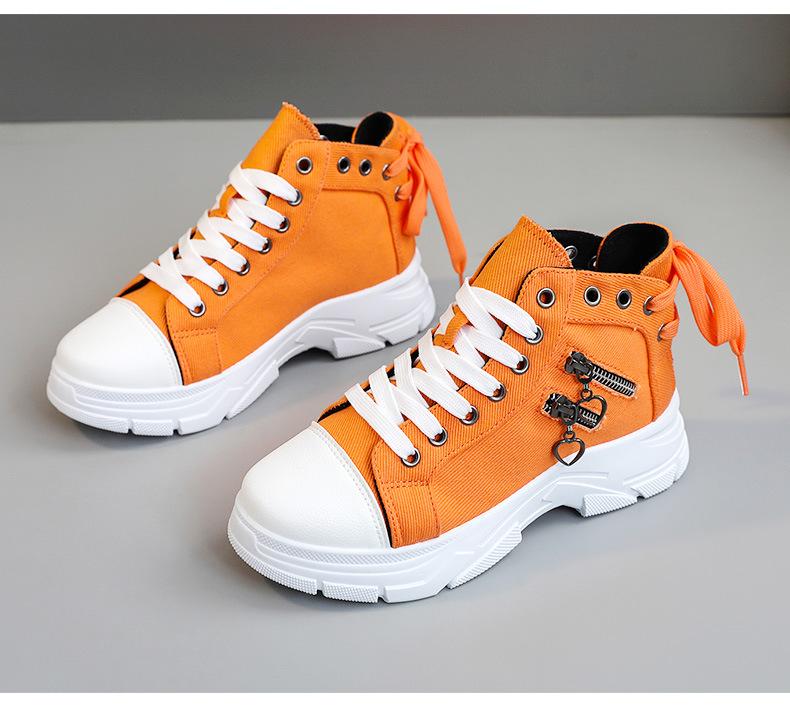 Canvas High-top Women s Shoes Spring and Summer Breathable Thick-soled Height-increasing Casual Shoes Sporty and Casual Style 44 помаранчевий
Canvas High-top Women s Shoes Spring and Summer Breathable Thick-soled Height-increasing Casual Shoes Sporty and Casual Style 44 помаранчевий