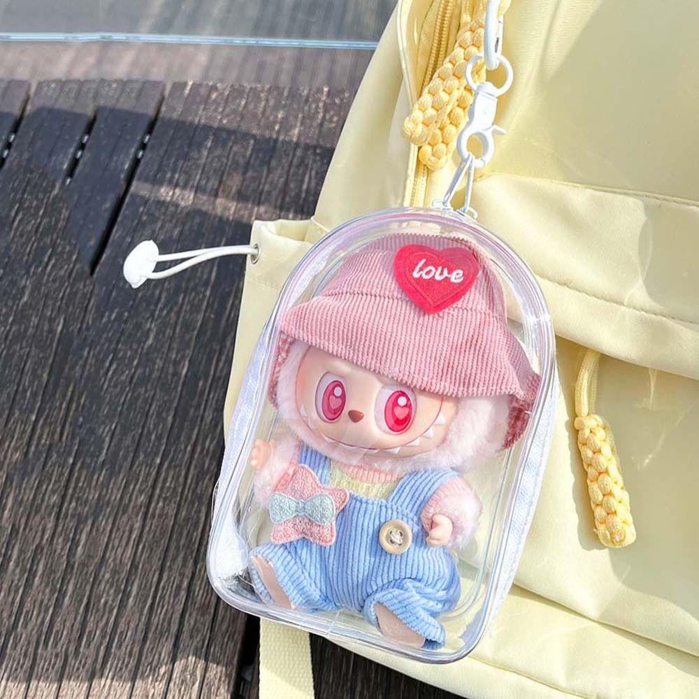 Transparent Labubu Doll Display Box Doll Sleeping Bag Labubu Time Doll Outgoing Bag Kids Toys A-Pink Rope No Doll
Transparent Labubu Doll Display Box Doll Sleeping Bag Labubu Time Doll Outgoing Bag Kids Toys A-Pink Rope No Doll