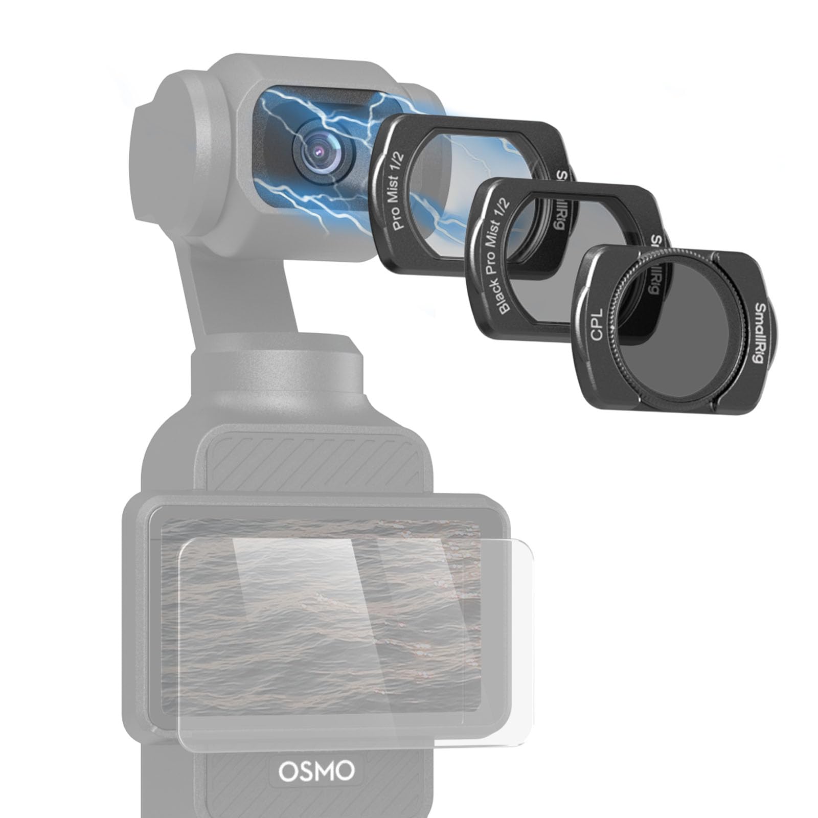 SmallRig Magnetic Filter Set for Dji Osmo Pocket 3 Black White CPL Screen Protector 4775 - Diffusion, Diffusion, Multi-Coated Filter,
SmallRig Magnetic Filter Set for Dji Osmo Pocket 3 Black White CPL Screen Protector 4775 - Diffusion, Diffusion, Multi-Coated Filter,