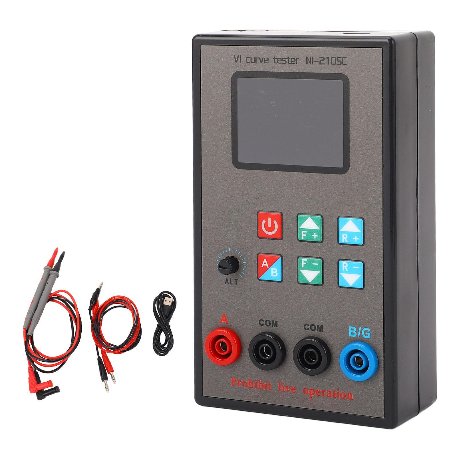 VI Curve Tester 2 Inch TFT Color Sccreen Multifunctional Double Channel Circuit Board Tester
VI Curve Tester 2 Inch TFT Color Sccreen Multifunctional Double Channel Circuit Board Tester