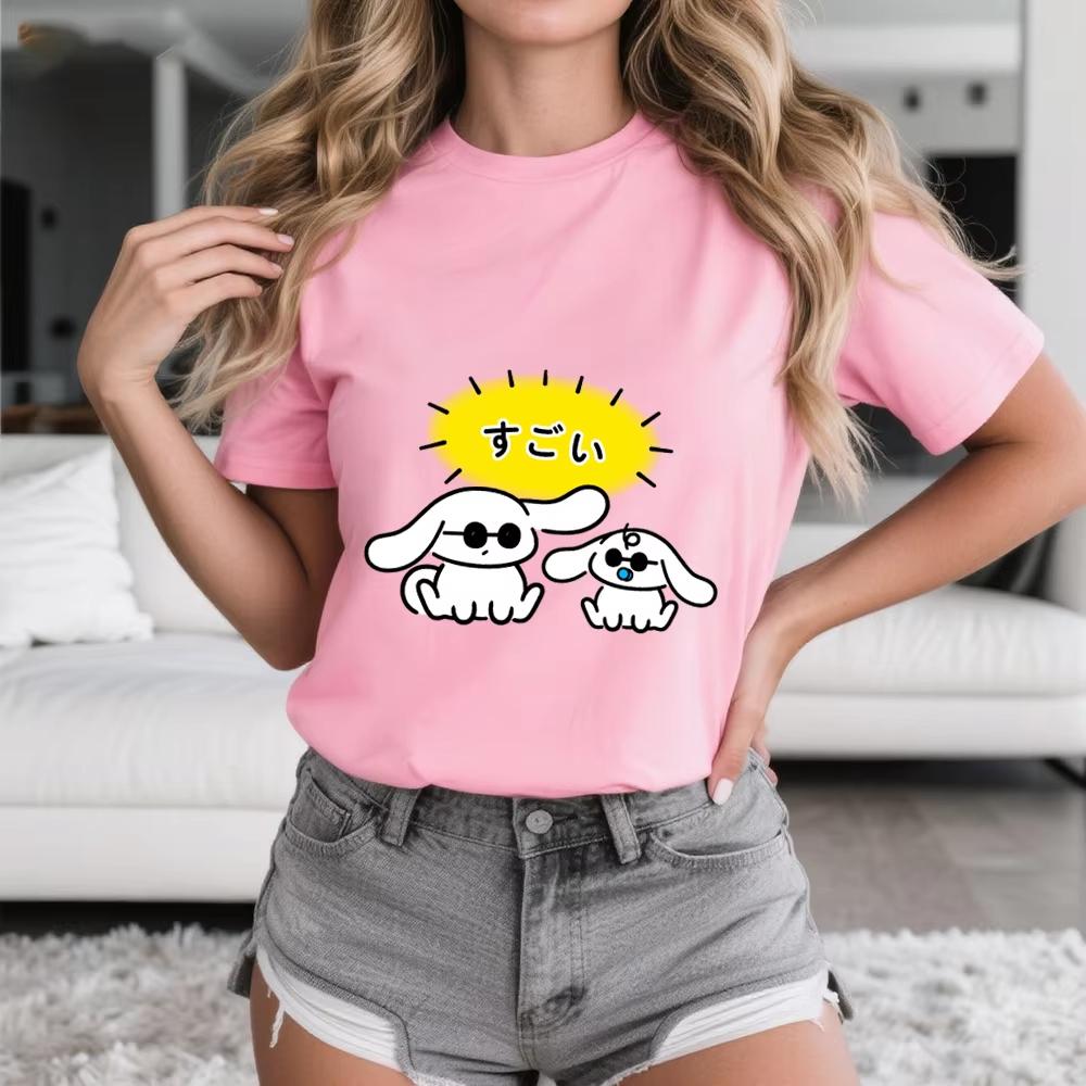 2026 Summer Cinnamoroll Cool Buddies Print Cotton T Shirt for Women Casual Comfortable Soft Daily Wear Top 4XL
2026 Summer Cinnamoroll Cool Buddies Print Cotton T Shirt for Women Casual Comfortable Soft Daily Wear Top 4XL