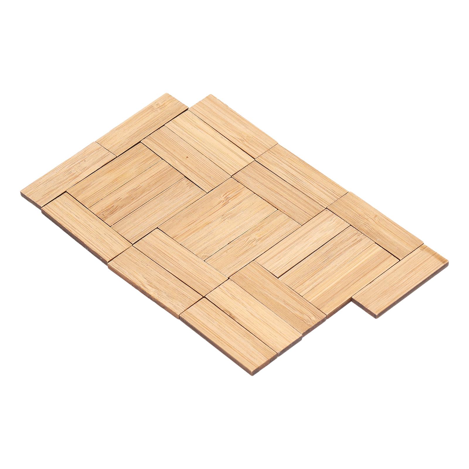 24pcs Dollhouse Floorboard Bamboo Rectangular Elegant Dollhouse Miniature Flooring Decoration
24pcs Dollhouse Floorboard Bamboo Rectangular Elegant Dollhouse Miniature Flooring Decoration