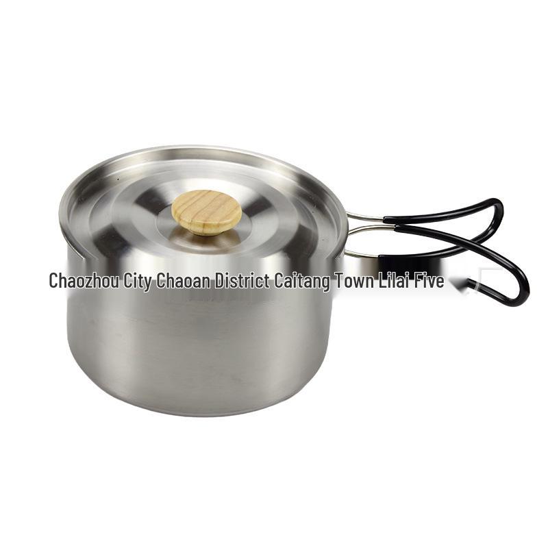 Портативний набір посуду для кемпінгу з антипригарним покриттям: Складна сковорода та супова каструля
Портативний набір посуду для кемпінгу з антипригарним покриттям: Складна сковорода та супова каструля