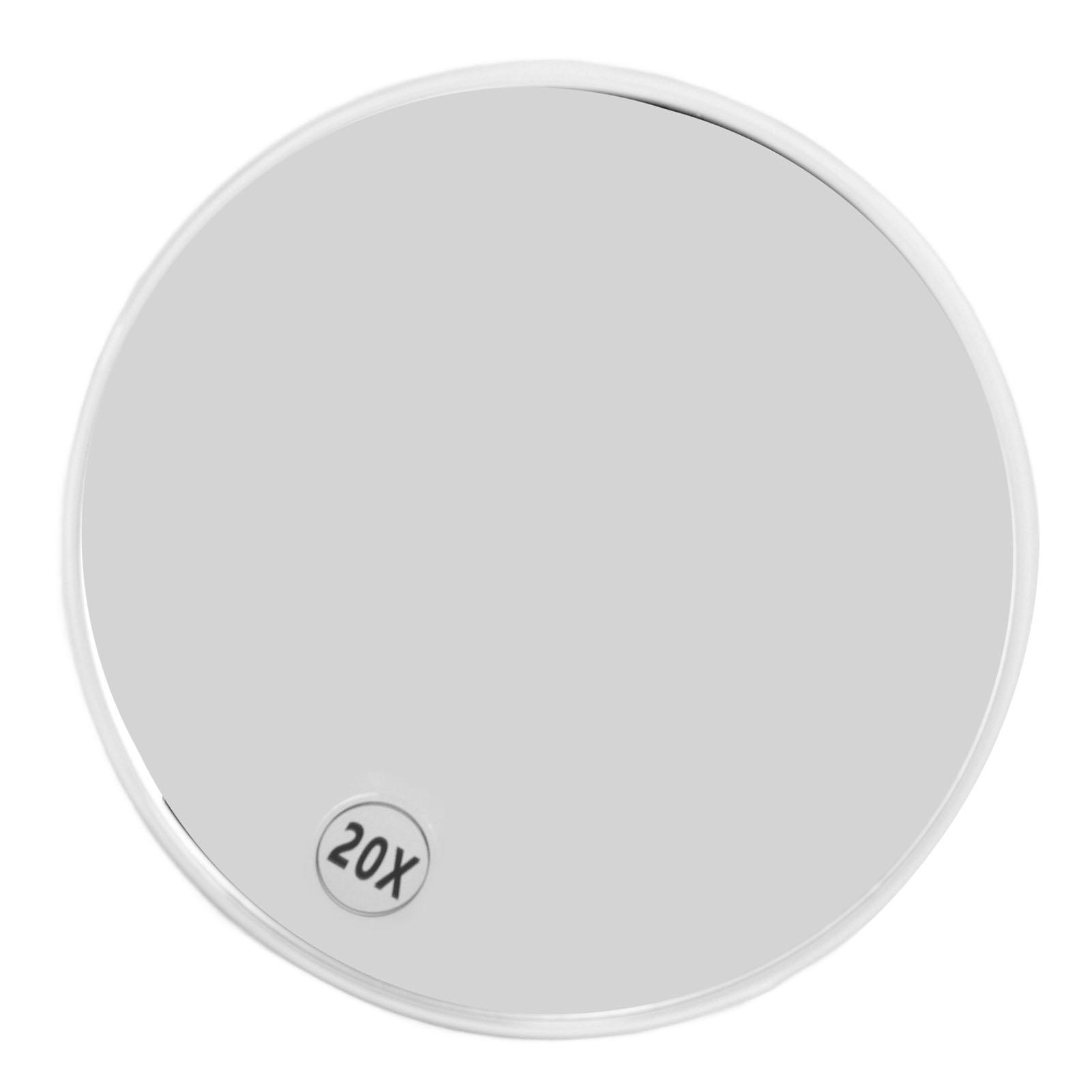 20X Magnifying Mirror with 3 Suction Cups Space Saving Portable Round Strong Suction Makeup Mirror for Bathroom
20X Magnifying Mirror with 3 Suction Cups Space Saving Portable Round Strong Suction Makeup Mirror for Bathroom