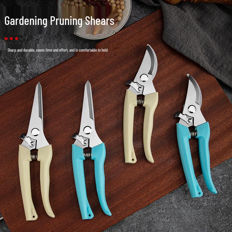 Stainless Steel Multi-function Pruning Shears for Garden and Potted Plants Milky White Straight
Stainless Steel Multi-function Pruning Shears for Garden and Potted Plants Milky White Straight
