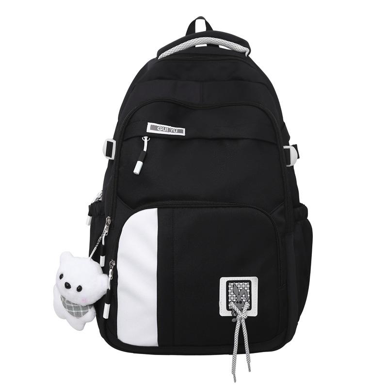 Цветной рюкзак для школьников, школьная сумка, женский рюкзак чёрный
Цветной рюкзак для школьников, школьная сумка, женский рюкзак чёрный