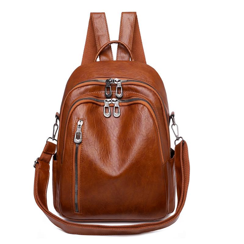 2024 Women s Soft Leather Waterproof Backpack - Large Capacity, Casual Korean Style for Shopping, Travel, and Mommy Needs
2024 Women s Soft Leather Waterproof Backpack - Large Capacity, Casual Korean Style for Shopping, Travel, and Mommy Needs
