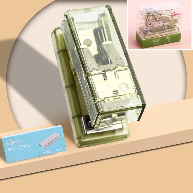 Transparent Mini Stapler with a box of staples for School Students Learning Materials зелёный
Transparent Mini Stapler with a box of staples for School Students Learning Materials зелёный