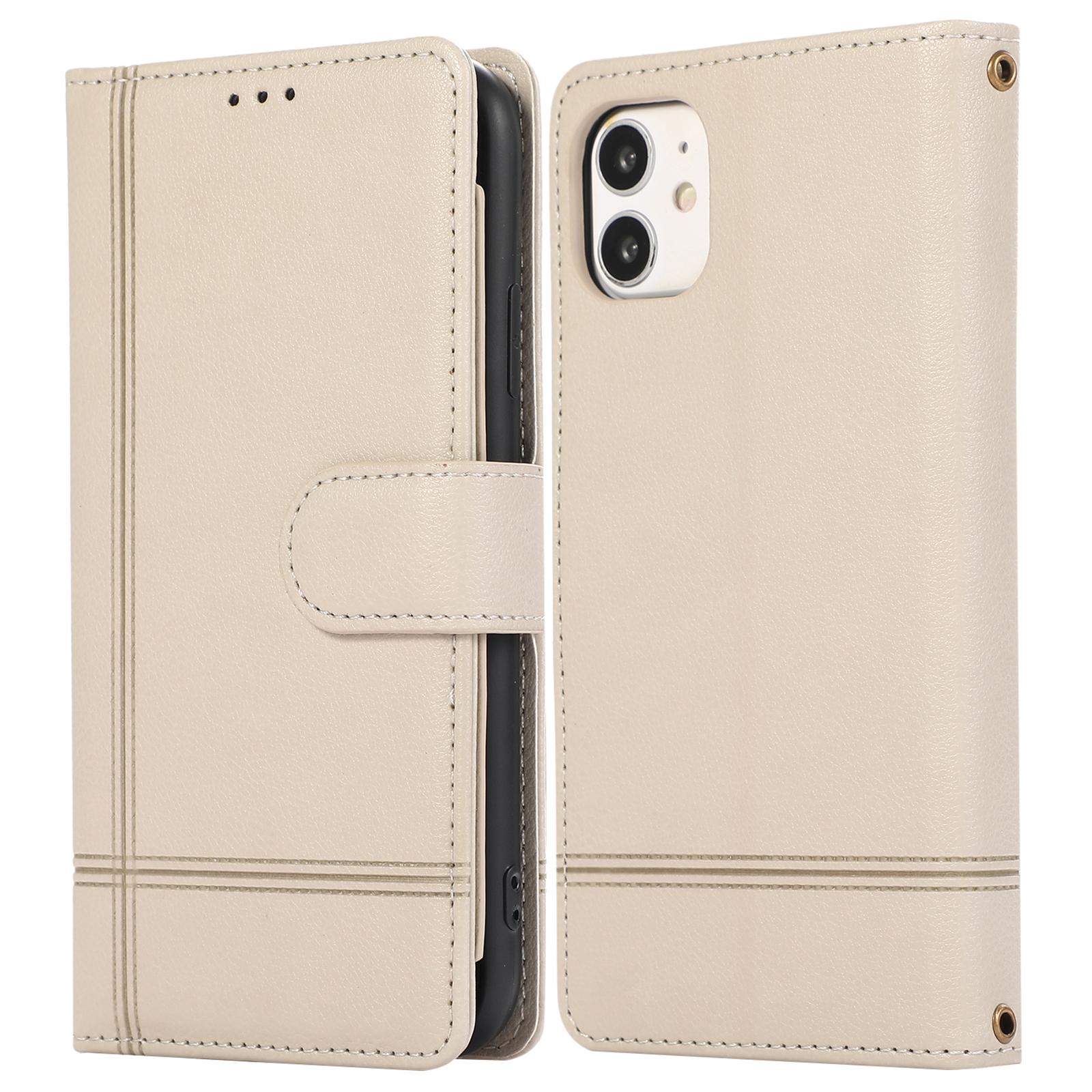 Чехол для мобильного телефона iPhone 11 с тиснеными линиями, встроенным зеркалом, противоударной кожаной крышкой и 2 ремешками Beige
Чехол для мобильного телефона iPhone 11 с тиснеными линиями, встроенным зеркалом, противоударной кожаной крышкой и 2 ремешками Beige