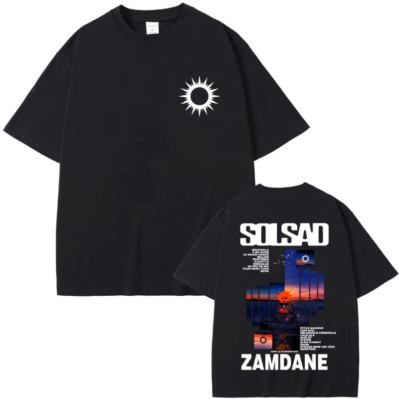 French Rapper Zamdane Solsad Graphic T-shirt Men Women Hip Hop Fashion Pop Music T-shirts Men s Casual Cotton Vintage T Shirts S разноцветный
French Rapper Zamdane Solsad Graphic T-shirt Men Women Hip Hop Fashion Pop Music T-shirts Men s Casual Cotton Vintage T Shirts S разноцветный