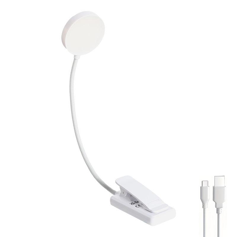 1/2/4pack Circular book holder lamp 31 lamps USB charging version reading lamp with 3 color temperatures variable dimming-White
1/2/4pack Circular book holder lamp 31 lamps USB charging version reading lamp with 3 color temperatures variable dimming-White