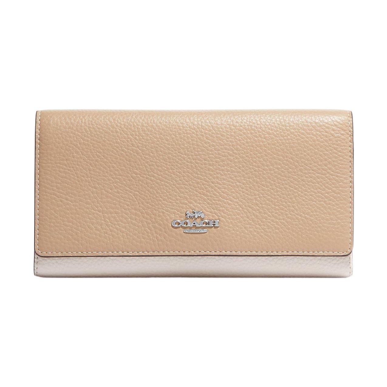 Coach Trifold Wallet 20 Snap Closure Pebble Grain Leather Women wallet Beige CC816-SVVFQ Basic Set (Bag+Dust Bag)
Coach Trifold Wallet 20 Snap Closure Pebble Grain Leather Women wallet Beige CC816-SVVFQ Basic Set (Bag+Dust Bag)
