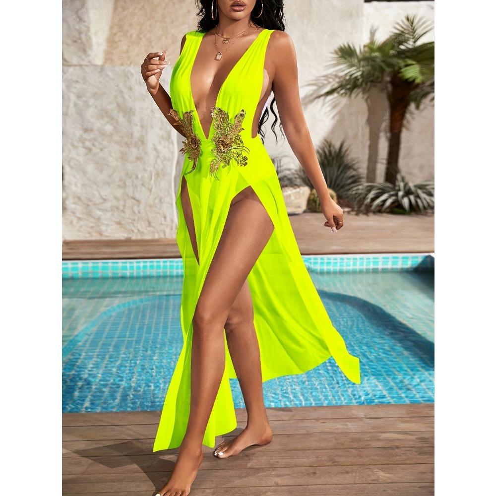 Вечірня сукня. Довга спідниця. Купальник. Жіноча довга спідниця. Сексуальне весілля. Глибокий V-подібний купальник. XL неон жовтий колір
Вечірня сукня. Довга спідниця. Купальник. Жіноча довга спідниця. Сексуальне весілля. Глибокий V-подібний купальник. XL неон жовтий колір