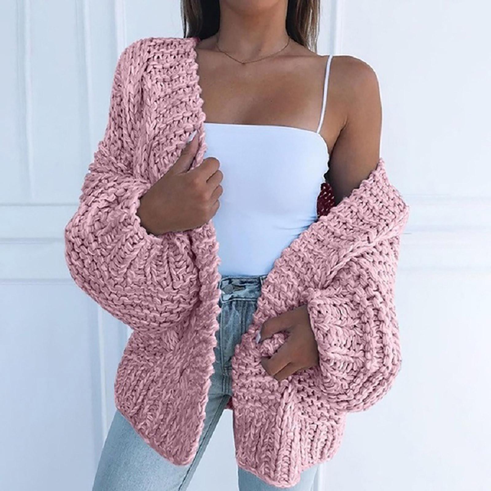 Women s Fashion Plus Size Casual Long Sleeve Cardigan Loose Sweater Coat XXXXL рожевий
Women s Fashion Plus Size Casual Long Sleeve Cardigan Loose Sweater Coat XXXXL рожевий