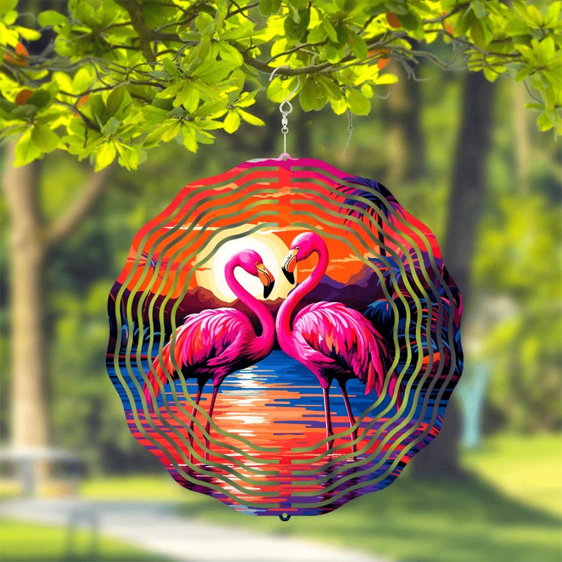 Vibrant Pink Flamingo Wind Spinner-Stainless Steel, Indoor/Outdoor Decorative Kinetic Yard Art, Perfect for Halloween, Christmas 01A
Vibrant Pink Flamingo Wind Spinner-Stainless Steel, Indoor/Outdoor Decorative Kinetic Yard Art, Perfect for Halloween, Christmas 01A