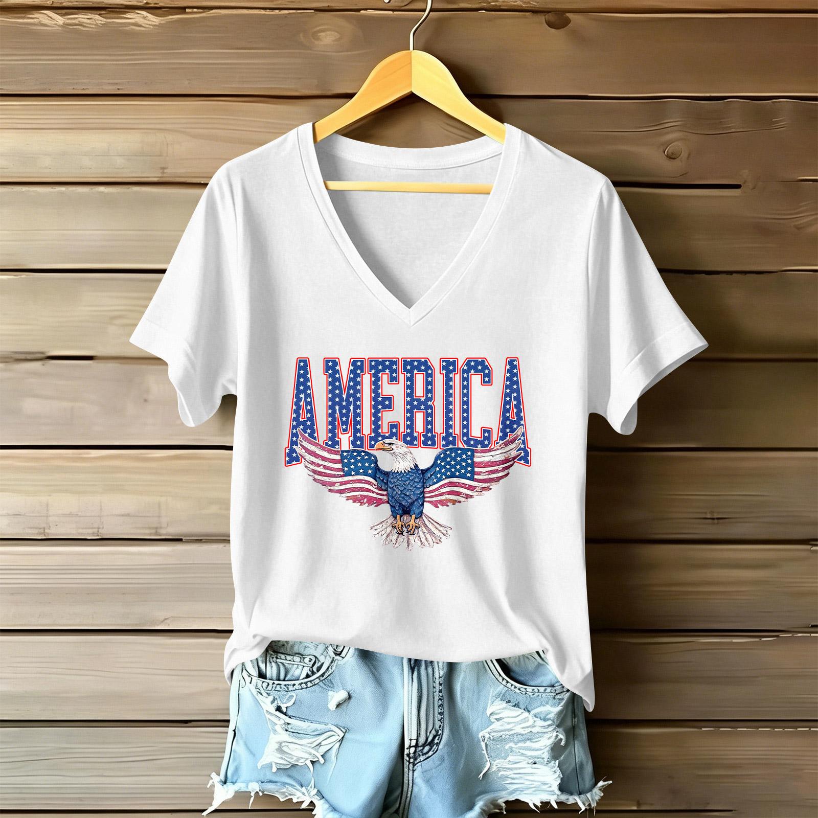 Women Casual V Neck Short Sleeve T Shirt Letter Print Top Loose Fit Lightweight Summer Tee XL білий
Women Casual V Neck Short Sleeve T Shirt Letter Print Top Loose Fit Lightweight Summer Tee XL білий