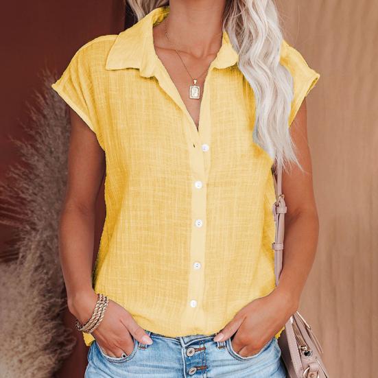 Короткая однобортная однобортная однобортная однобортная рубашка с цветными рукавами и цветными рукавами, впитывающая пот, хлопковая льняная летняя женская рубашка 
Короткая однобортная однобортная однобортная однобортная рубашка с цветными рукавами и цветными рукавами, впитывающая пот, хлопковая льняная летняя женская рубашка