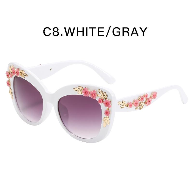 Women s Cat Eye Sunglasses Floral Style Solid Color Sunglasses UV400 Summer Bright Style Decorative Glasses
Women s Cat Eye Sunglasses Floral Style Solid Color Sunglasses UV400 Summer Bright Style Decorative Glasses
