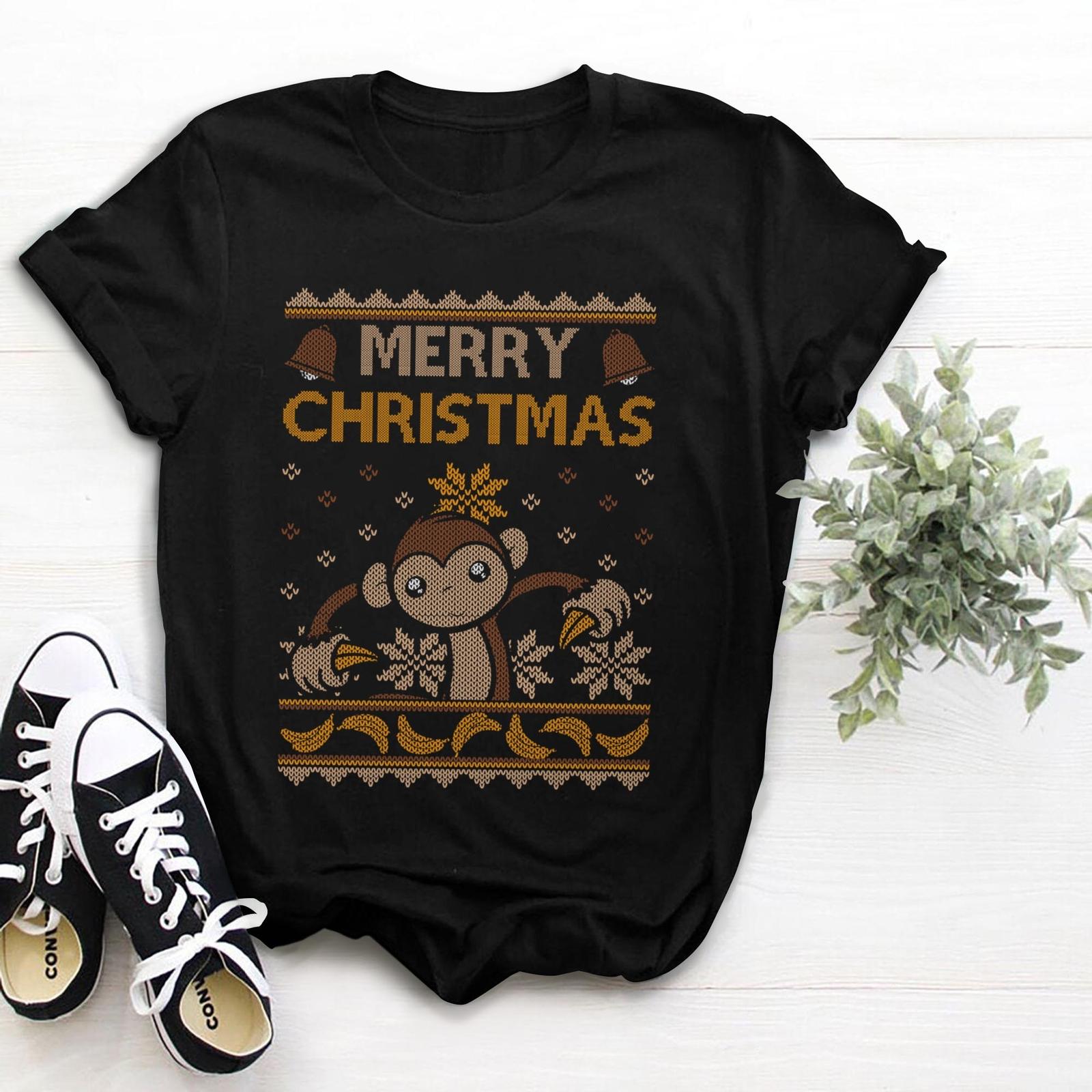 Monkey Ugly Christmas Jungle Gorilla Bananas T-shirt Tops Tee 2XL
Monkey Ugly Christmas Jungle Gorilla Bananas T-shirt Tops Tee 2XL