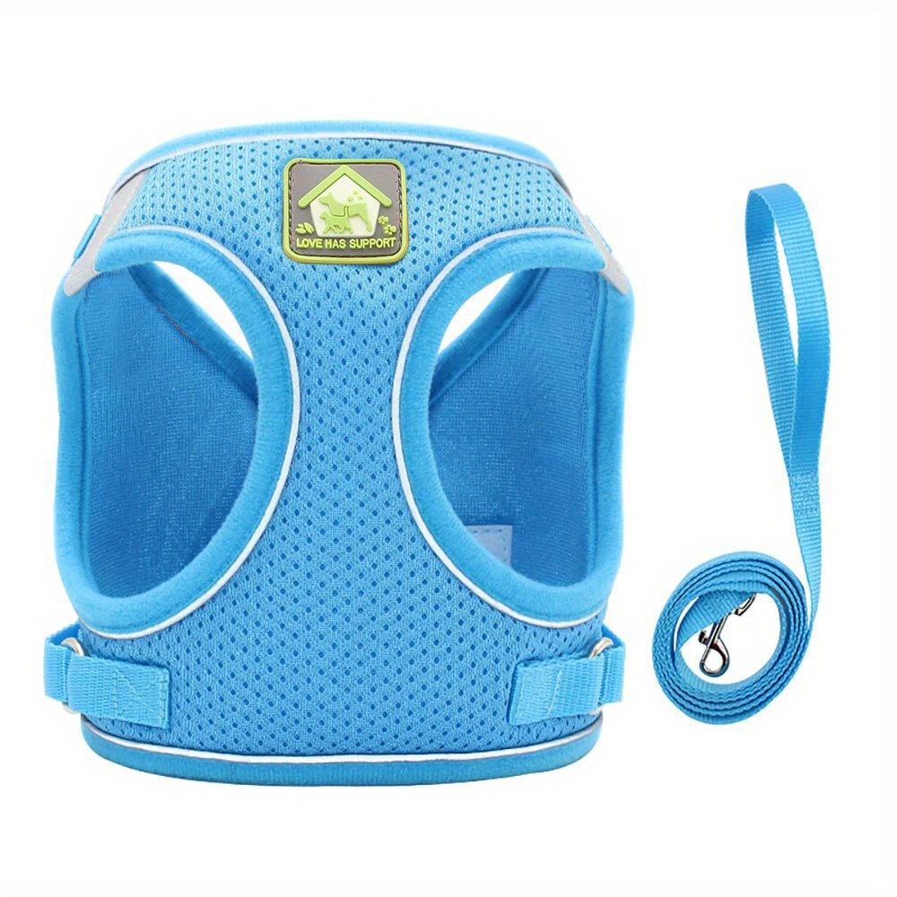 Comfortable and Safe Pet Harness, Soft Mesh Dog Vest with Leash, Suitable for Small To Medium-Sized Dogs for Secure Outdoor Travel XS синий
Comfortable and Safe Pet Harness, Soft Mesh Dog Vest with Leash, Suitable for Small To Medium-Sized Dogs for Secure Outdoor Travel XS синий