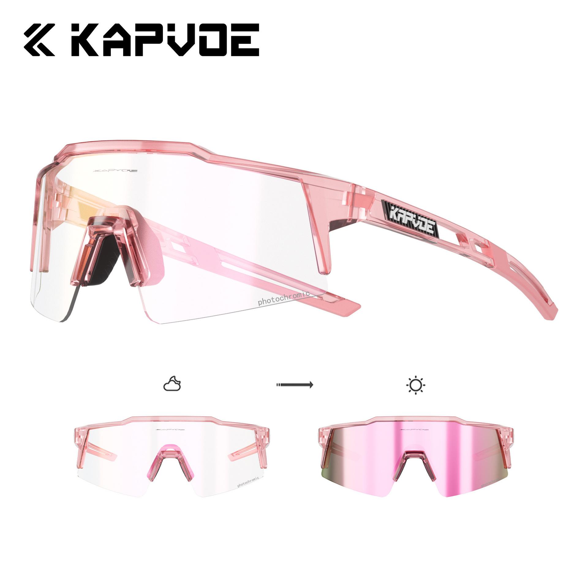 kapvoe Sports high-definition cycling glasses for men and women, photochromic sunglasses for driving, with lenses that change to red and blue TK9023-PH-PI-1L-16
kapvoe Sports high-definition cycling glasses for men and women, photochromic sunglasses for driving, with lenses that change to red and blue TK9023-PH-PI-1L-16