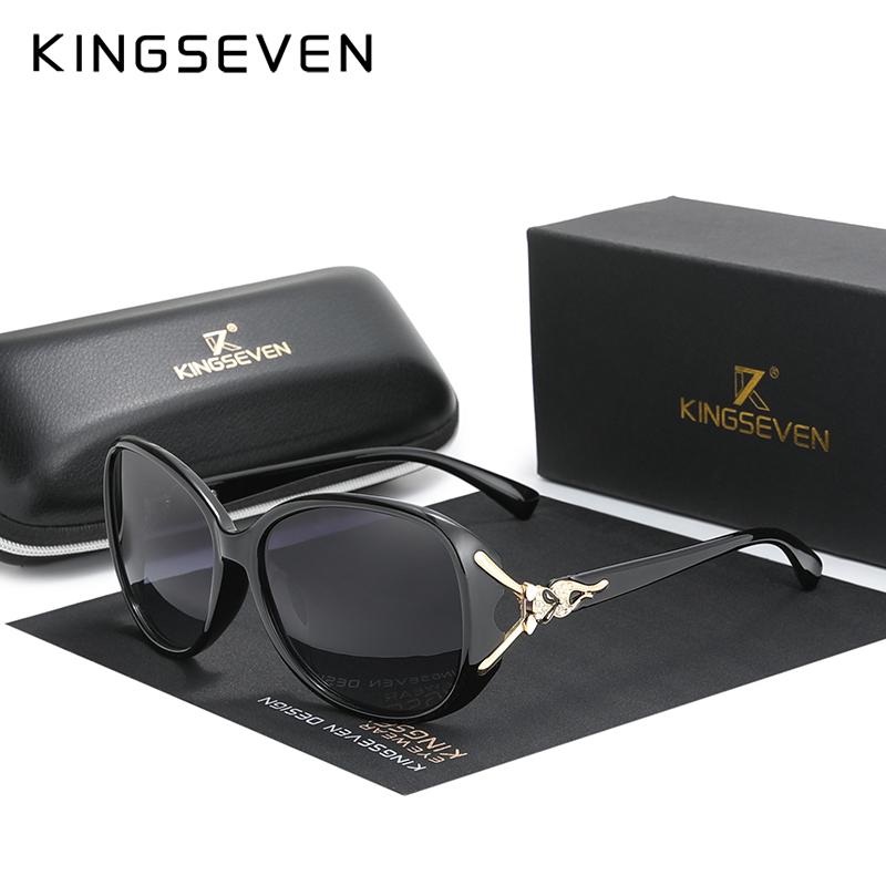 KINGSEVEN Поляризационные ретро-очки в большой оправе, роскошные женские брендовые дизайнерские солнцезащитные очки M чёрный/серый
KINGSEVEN Поляризационные ретро-очки в большой оправе, роскошные женские брендовые дизайнерские солнцезащитные очки M чёрный/серый