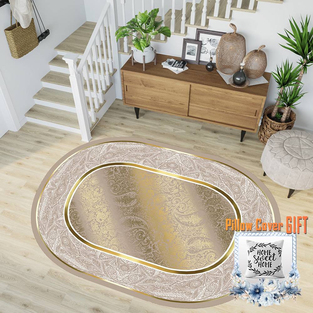 Mosimoso Home RC1733 Ковер с кожаной подошвой и цифровой печатью 
Mosimoso Home RC1733 Ковер с кожаной подошвой и цифровой печатью