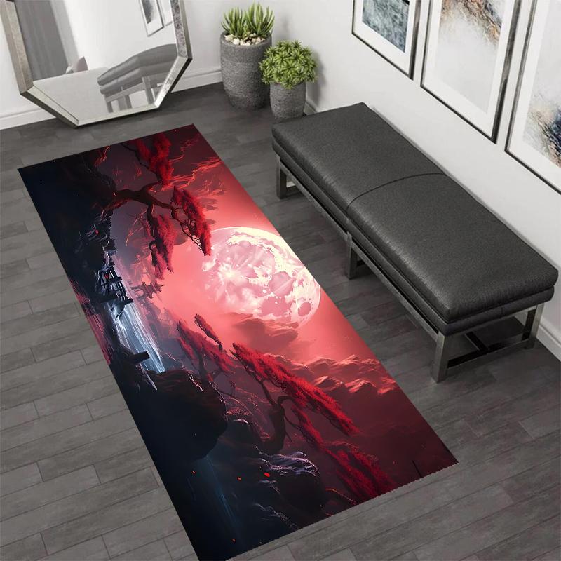 Crimson Moon Long Runner Rug Collection Non Slip Wear Resistant Soft Washable Hallway Kitchen Laundry Room Decor Rug 40X120CM
Crimson Moon Long Runner Rug Collection Non Slip Wear Resistant Soft Washable Hallway Kitchen Laundry Room Decor Rug 40X120CM