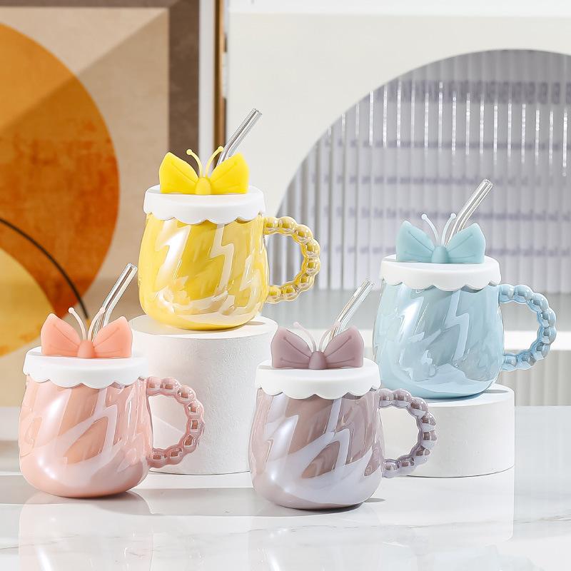 Creative Mug Pearlescent Glass Bow Straw Girl Ins Souvenir Milk Cup Coffee Set W2932WW-301-400ml
Creative Mug Pearlescent Glass Bow Straw Girl Ins Souvenir Milk Cup Coffee Set W2932WW-301-400ml