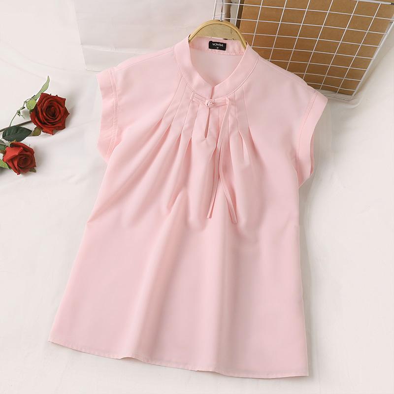 VONDA женская летняя повседневная однотонная свободная блузка с круглым вырезом и коротким рукавом S розовый
VONDA женская летняя повседневная однотонная свободная блузка с круглым вырезом и коротким рукавом S розовый