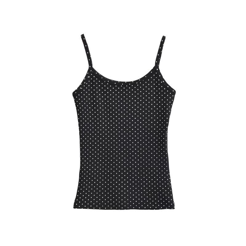 Stylish Elastic Polka Dot Slim-fit Sleeveless Camisole Medium
Stylish Elastic Polka Dot Slim-fit Sleeveless Camisole Medium
