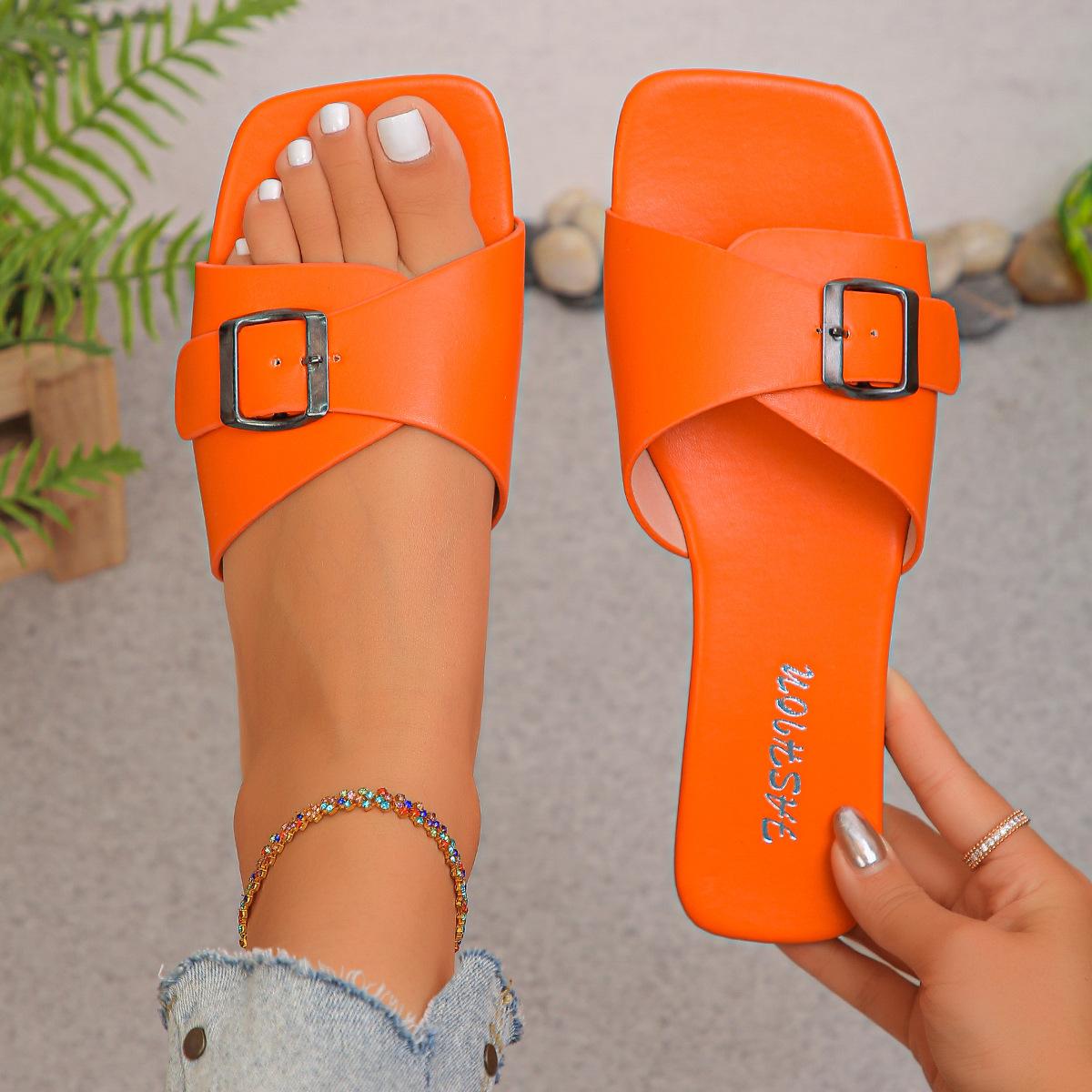 Loose Heel Mid-heel Flip-flops, High Heels, Fashionable and Versatile Single-strap Women s Shoes 44 помаранчевий/червоний
Loose Heel Mid-heel Flip-flops, High Heels, Fashionable and Versatile Single-strap Women s Shoes 44 помаранчевий/червоний