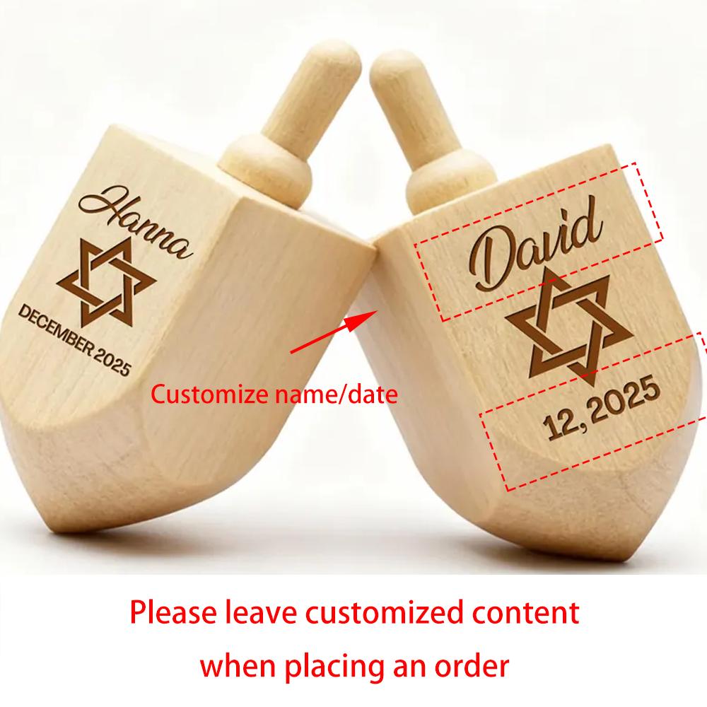 Персонализированный деревянный дрейдл Звезда Давида Иудаика Ханука Счастливой Хануки Традиция Подарок для детей Взрослых Еврейский праздник декор 1pcs 7x3x3cm
Персонализированный деревянный дрейдл Звезда Давида Иудаика Ханука Счастливой Хануки Традиция Подарок для детей Взрослых Еврейский праздник декор 1pcs 7x3x3cm