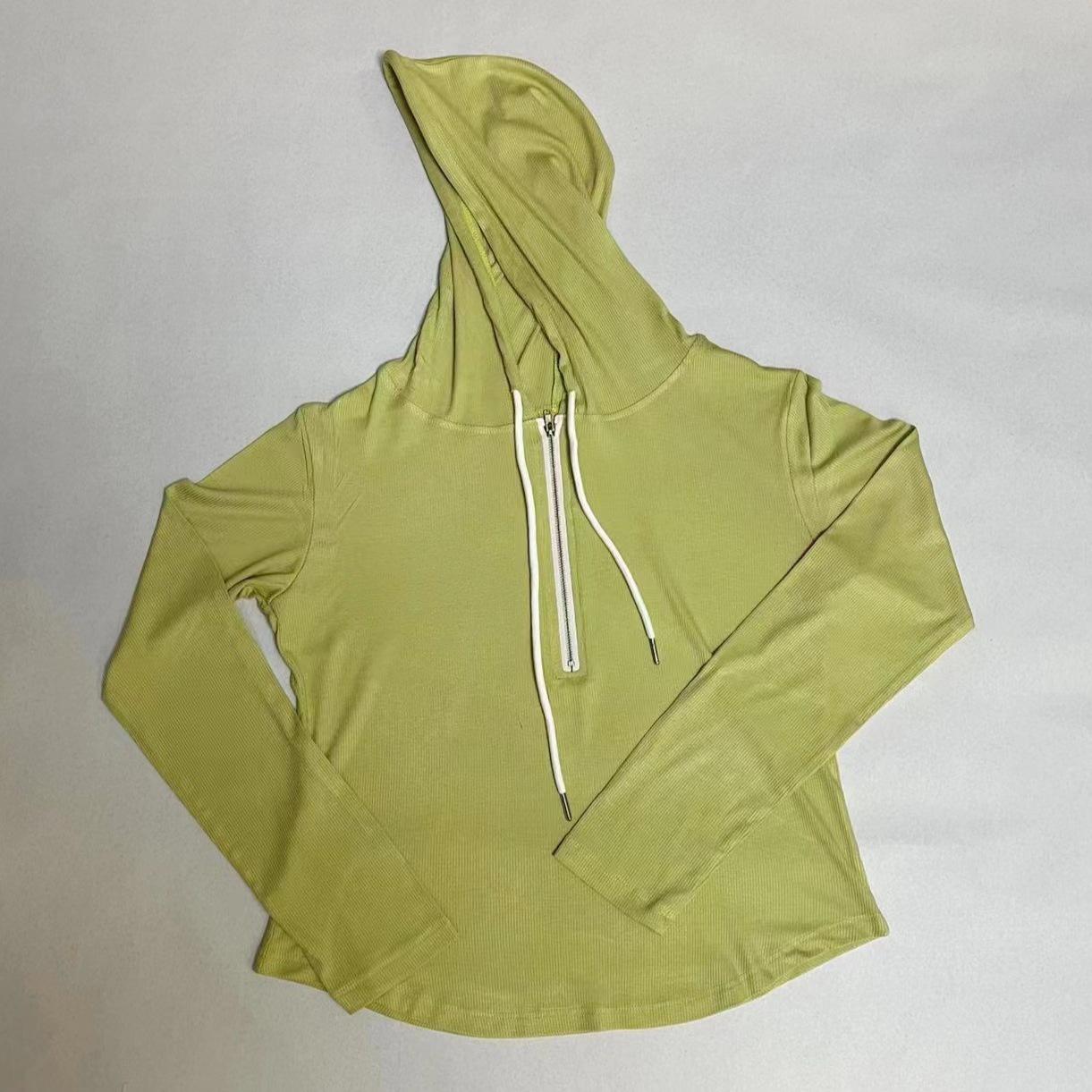 Женский облегающий топ с капюшоном, длинными рукавами и молнией - Весенне-летний повседневный спортивный базовый слой XL (57.5-62.5 kg)
Женский облегающий топ с капюшоном, длинными рукавами и молнией - Весенне-летний повседневный спортивный базовый слой XL (57.5-62.5 kg)