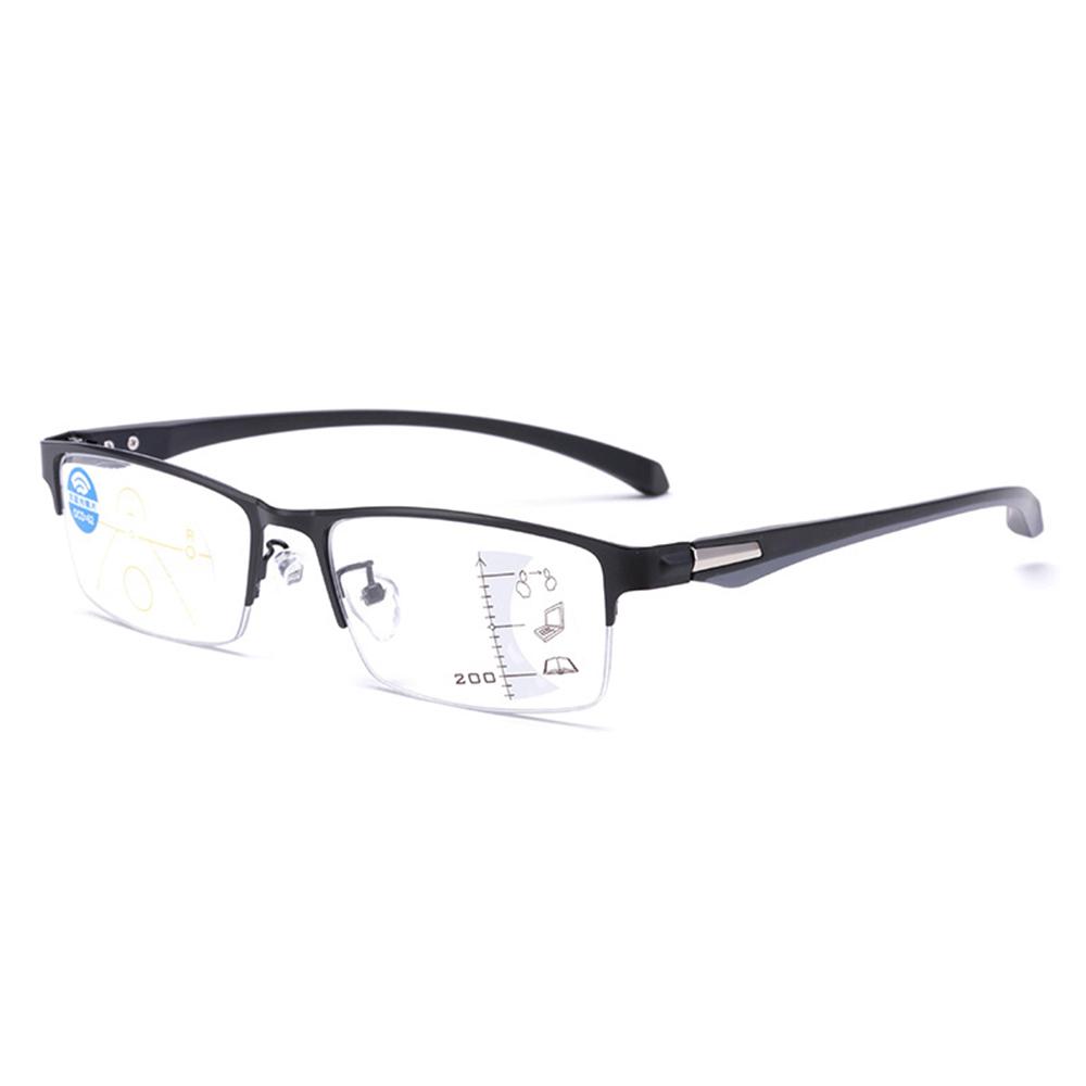 Anti-blue Light Progressive Multifocal Lens Metal Half Frame Reading Glasses See Near and Far +0.75 +1.25 +1.5 +2 +1.75 TO +4 +75 чорний
Anti-blue Light Progressive Multifocal Lens Metal Half Frame Reading Glasses See Near and Far +0.75 +1.25 +1.5 +2 +1.75 TO +4 +75 чорний