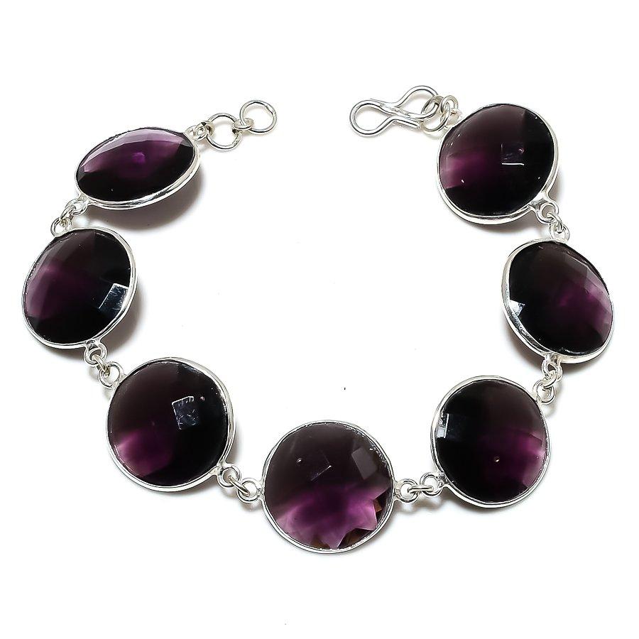 Браслет ручной работы из стерлингового серебра 925 пробы с натуральным аметистом 7-8 дюймов O3i64
Браслет ручной работы из стерлингового серебра 925 пробы с натуральным аметистом 7-8 дюймов O3i64