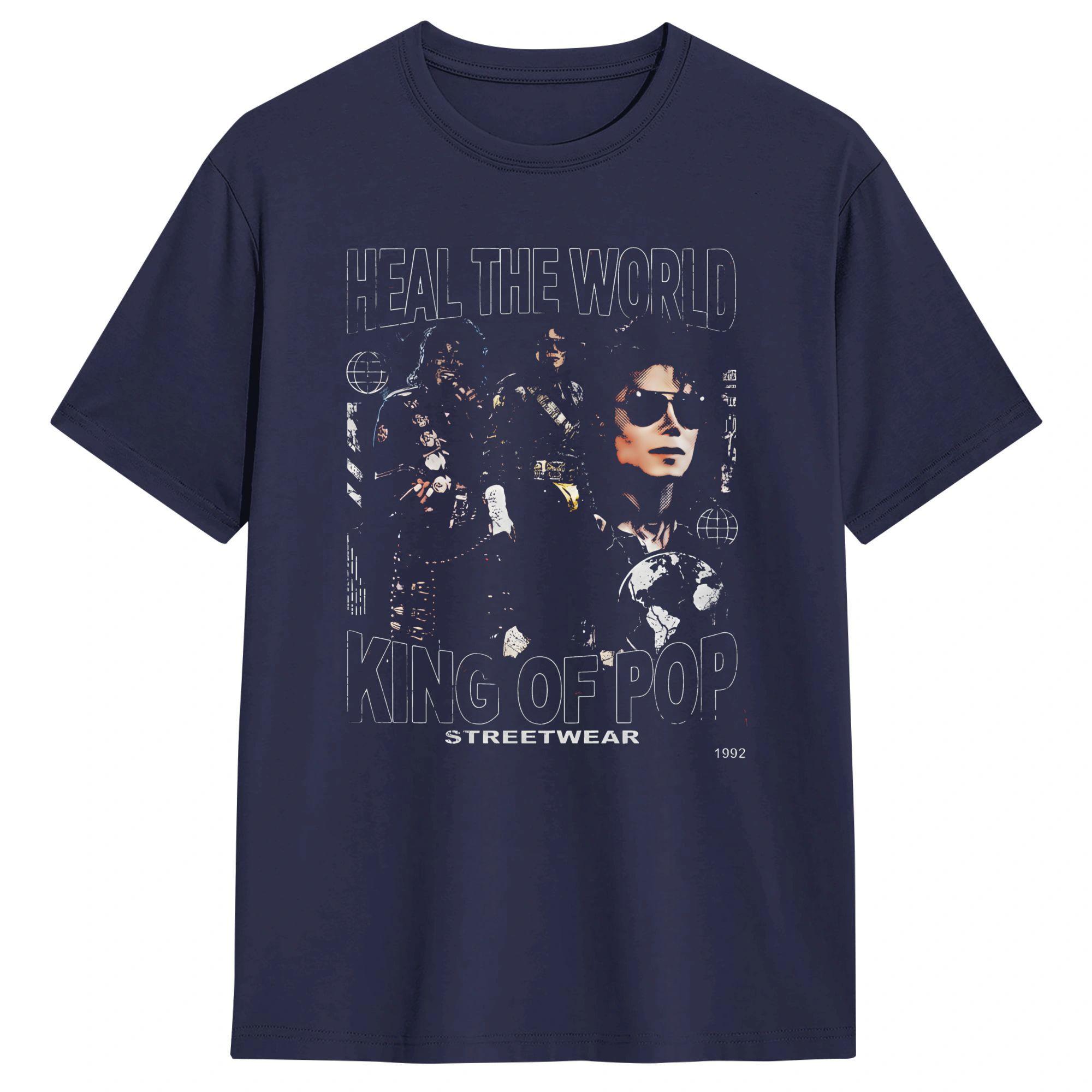 MMichael JJackson heal the world TShirt Summer 100 Cotton T Shirts For Couple Casual Tshirt Short Sleeve Vintage Top Tees 4XL
MMichael JJackson heal the world TShirt Summer 100 Cotton T Shirts For Couple Casual Tshirt Short Sleeve Vintage Top Tees 4XL