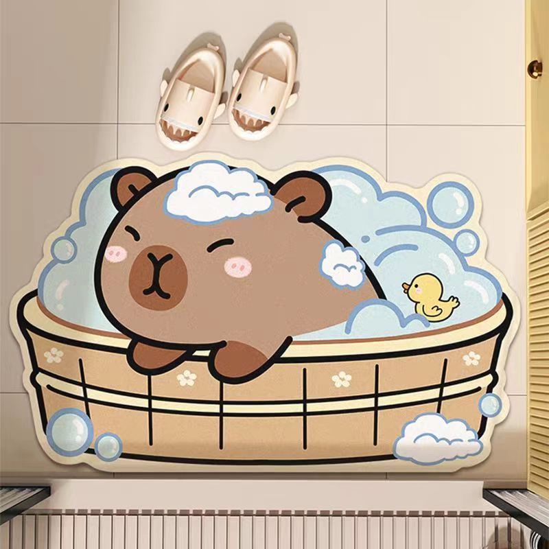 Bathroom absorbent non-slip foot pad cute cartoon household diatom mud floor mat quick drying entry toilet toilet anti-drop 40X60cm 15.7X23.6in
Bathroom absorbent non-slip foot pad cute cartoon household diatom mud floor mat quick drying entry toilet toilet anti-drop 40X60cm 15.7X23.6in