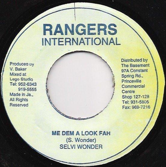 7-дюймовая пластинка SELVI WONDER - Me Dem A Look Fah NONE Rangers Interna Ямайский Регги, Ска и Даб Б/У
7-дюймовая пластинка SELVI WONDER - Me Dem A Look Fah NONE Rangers Interna Ямайский Регги, Ска и Даб Б/У